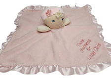 Little Girl Blond Lovey Thank Goodness Kids Preferred Security Blanket Satin