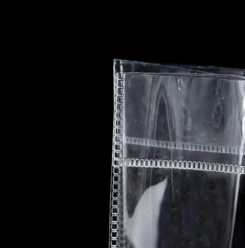 12 Pc Clear Gift Bags,Plastic Gift Bags with Handle and Button, Reusable Transpa - Image 4 of 4