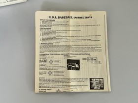 RBI Baseball Nintendo NES HES Piggy Back Cart Variant AUS Complete w Manual
