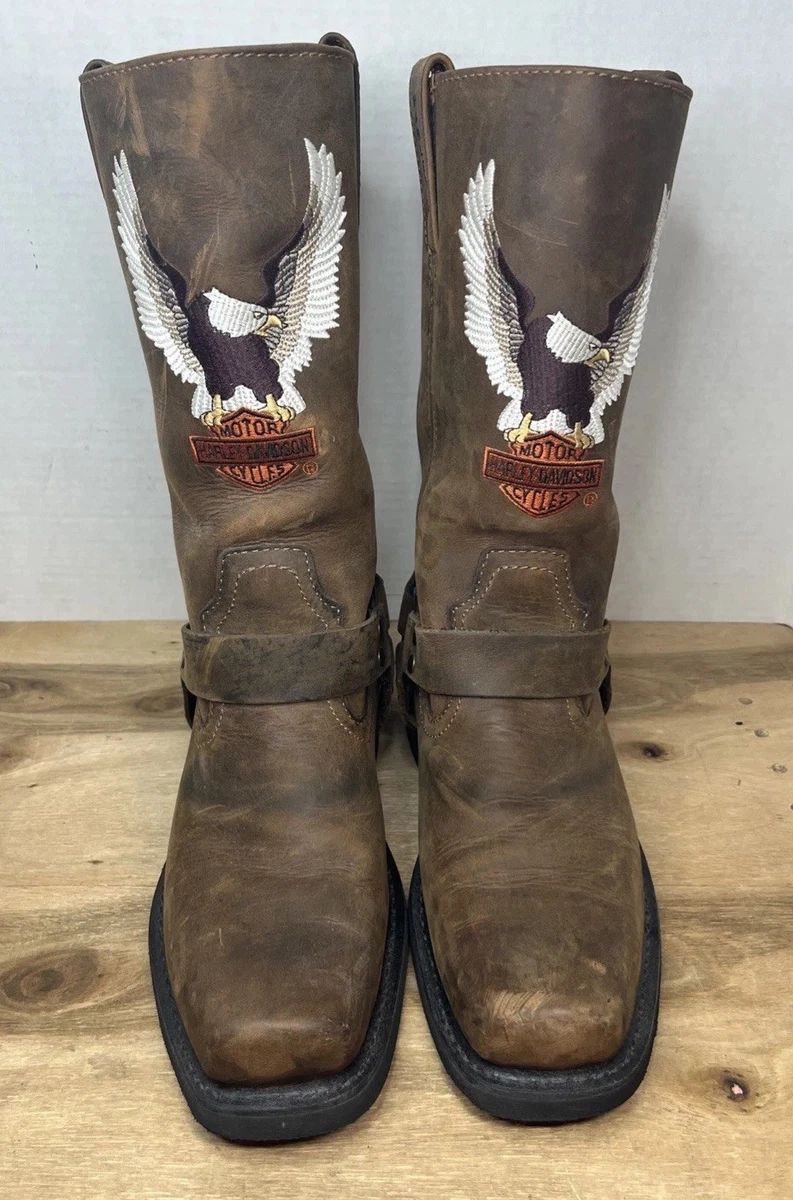 Harley-Davidson Brown Biker Boots for Men for Sale - Shop New