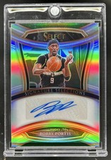 2020-21 Panini Select Bobby Portis Signature Selections Auto #SIS-ASC Bucks