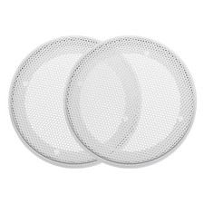 2pcs Speaker Grill Cover 3 Inch 106.5mm Mesh Circle Subwoofer Protector White