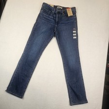 Levi's 314 Shaping Straight 31x32 Blue Jeans Levi's Stellar Stretch Mid Rise