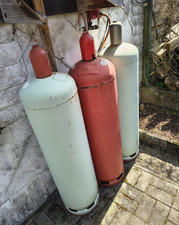3x Gasflasche/Druckgasflasche leer gebraucht ...