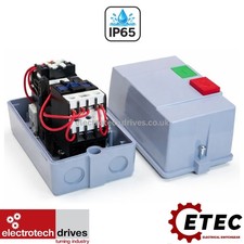Electric Motor DOL Starter 240V OR 415V PreWired Contactor Overload Fitted 25AMP