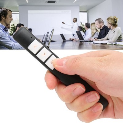 Presentation Clicker Ergonomic Handhold 2.4G Wireless USB Presenter With Rec HOT