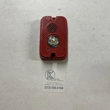 System Sensor #P2GRKLED, Compact H/S, Weatherproof , 12/24 Volt, Wall Mt, Red.