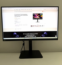 LG UltraGear 27G640A-B 27in QHD IPS 300Hz 1ms Gaming Monitor Black RRP £330