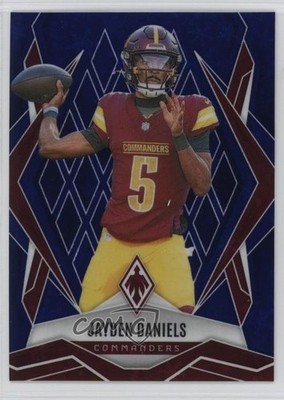 2025 Panini Phoenix Blue Winter /199 Jayden Daniels #8 0p92