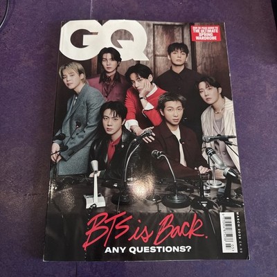 BTS GQ Magazine Cover March Edition in English 