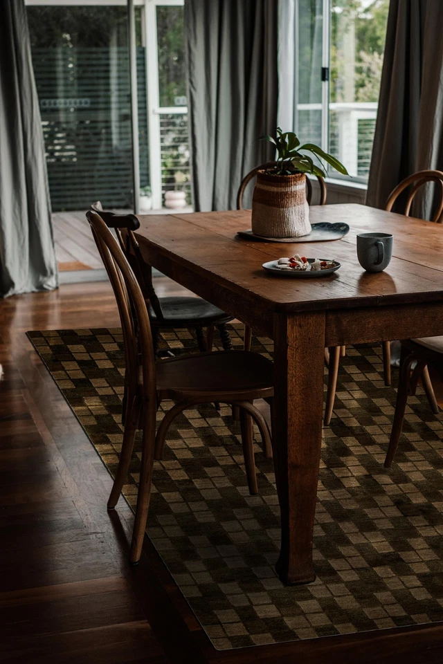 Traditional Olive 3'11" x 6'0" Hand-knotted Oriental Carpet Wool/Silk Area Rug - Image 2 of 4