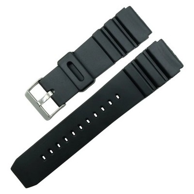 Rubber Sport Dive Strap 18/20/22 mm   Replacement Band for Casio Wristwatch  