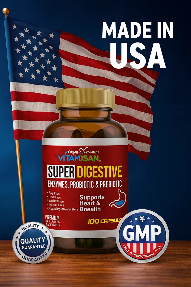 Probiotics 100 Billion CFU Potency Digestive Inmune Health 200 Capsules USA 2 Pk - Image 3 of 4