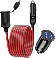 1,5M 12V/24V Auto ZigarettenanzüNder Stecker VerläNgerungskabel Buchse S