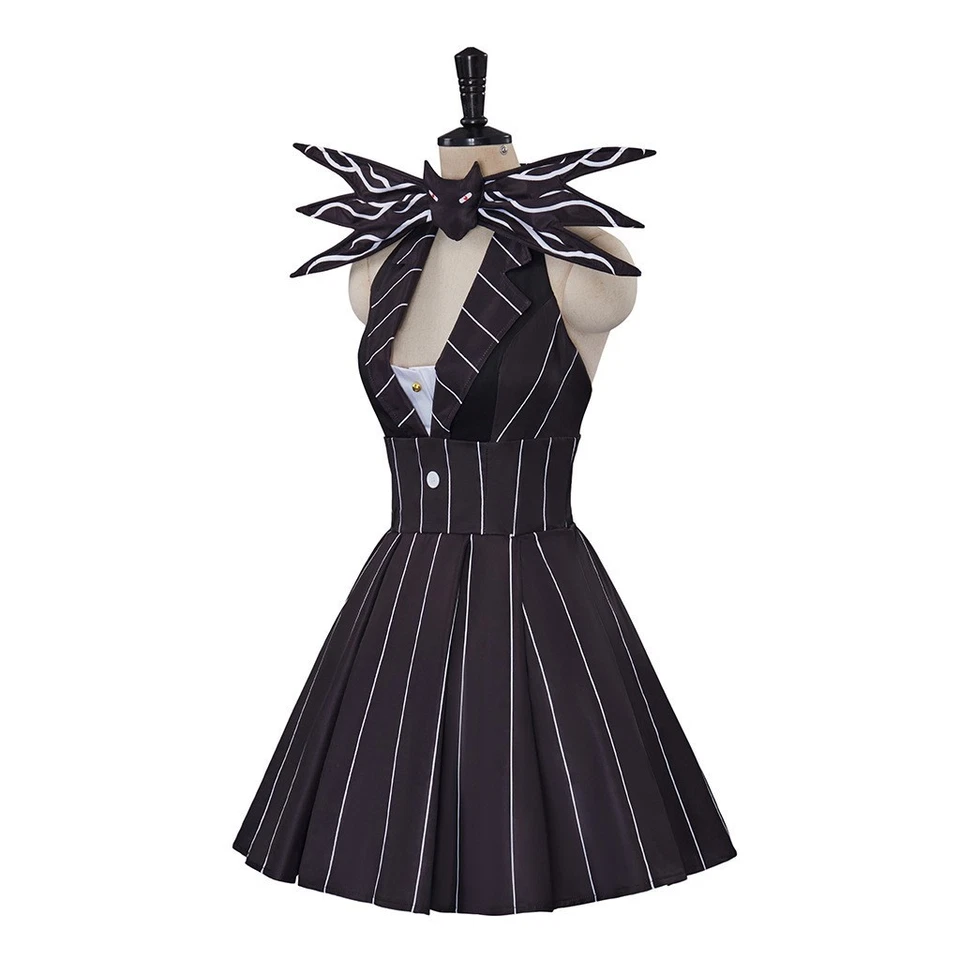 Women's Jack Skellington Halloween Performance Cosplay Costume - Image 2 of 4