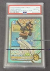 2022 Bowman Mega Box James Wood #108 Chrome Aqua Refractor /225 PSA 10 Gem Mint