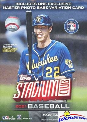 #ad #ad 2021 Topps Stadium Club Baseball EXCLUSIVE Blaster Box MASTER PHOTO VARIATION $29.95