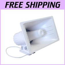 Outdoor Power Horn Speaker 100W White 8 Ohm//