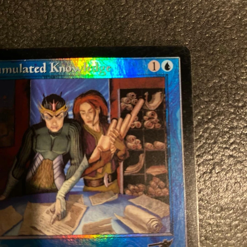 Accumulated Knowledge FOIL Magic the Gathering Card Used English - Image 3 of 4