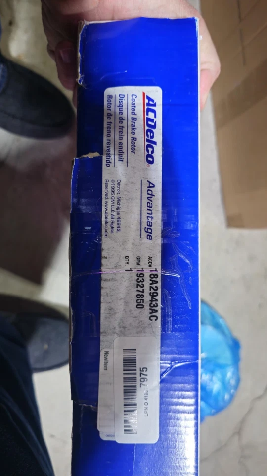 ACDelco part # 18A2943AC rear disc rotor fits Toyota and Lexus vehicles. - Image 2 of 2
