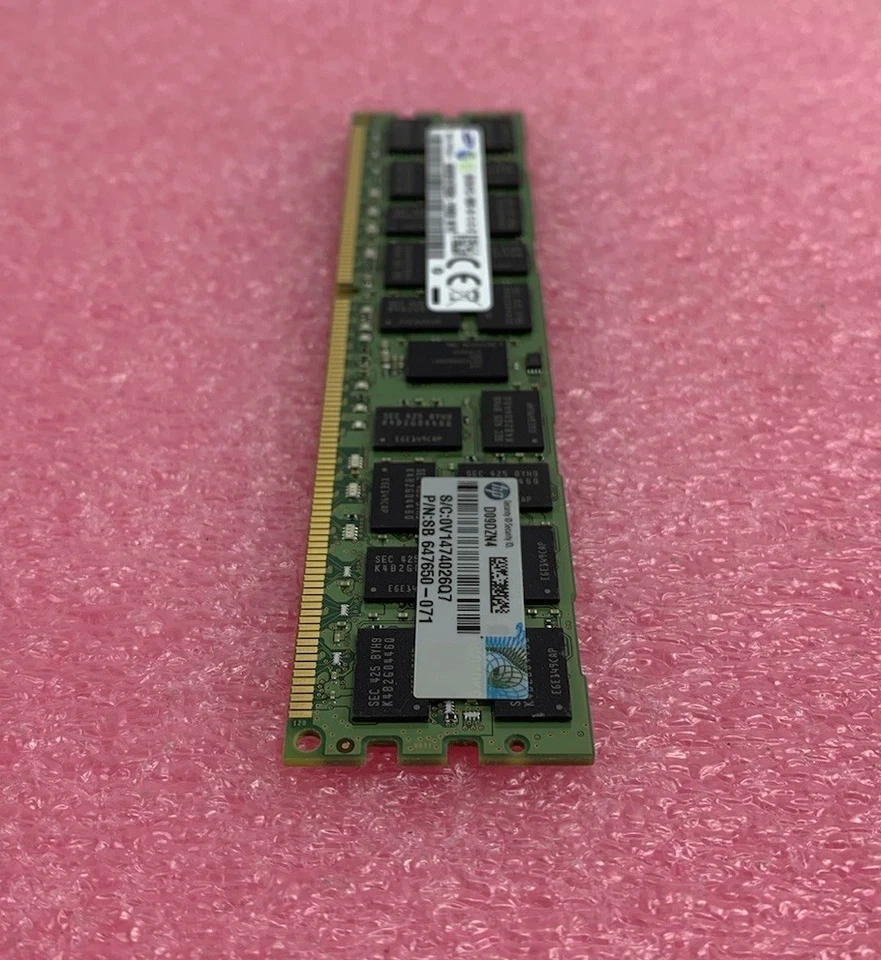 Samsung 8GB 2Rx4PC3L-10600R-09-12-E2-D3 M393B1K70QB0-YH9Q8 RAM (Lot of 4) - Image 3 of 4