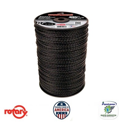 Vortex Trimmer Line .095'' x 1140' Large 5lb Spool Black Commercial Spiral String