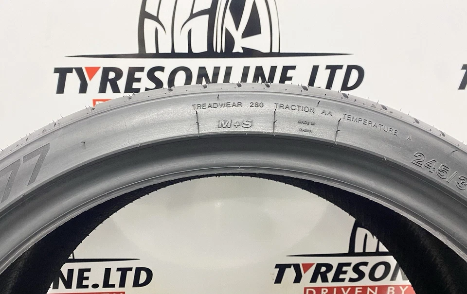 2 X 245 35 20 POWERTRAC 95Y XL 245/35R20 BRAND NEW M+S TYRES C B LABELS 2453520 - Image 3 of 4
