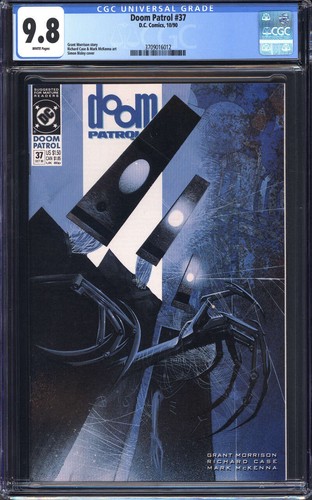 DOOM PATROL #37 CGC 9.8 WHITE PAGES // DC COMICS 1990