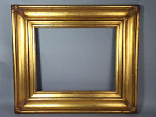 Cornice Stile Luigi XVI 74x64 Motivo a Foglie 50x40 CM Legno Stucco Dorata A'