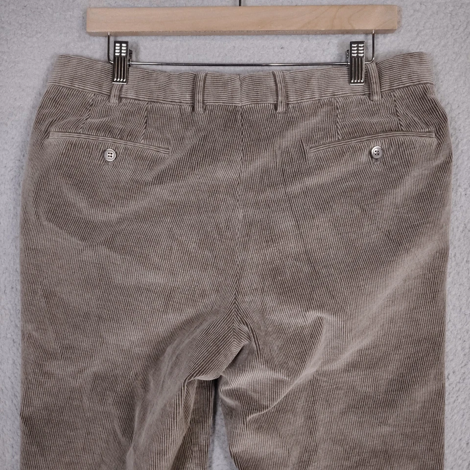 Pantalones Hiltl Hombre 35 (34x29) Marrón Pana Elastizados Ultimate Pantalones Pierna Recta Foto 4 de 4