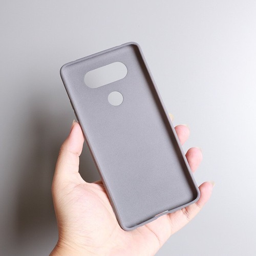 Do LG G6 G7 G8 G8s G8X Q6 Q7 Q8 RockSand Matowe gumowe silikonowe etui tylna pokrywa - Zdjęcie 3 z 27