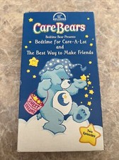 Care Bears BEDTIME BEAR Bedtime for Care a Lot/ Best Way Make Friends VHS TESTED