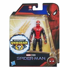Marvel Spider-Man Mystery Web Gear Upgraded Black and Red Suit Spider-Man