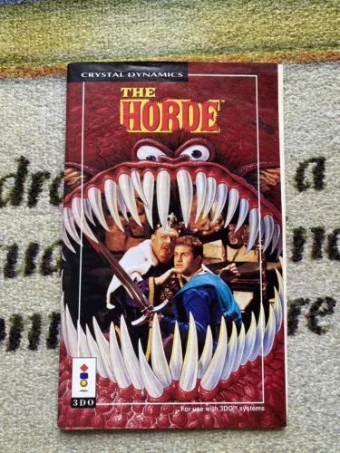 The Horde (3DO, 1995) Manual Booklet ONLY! NO GAME! Replacement! Crystal Dynamic