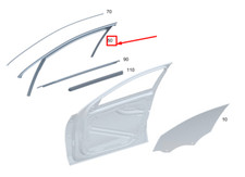 Porte avant et accessoires Mercedes 206
