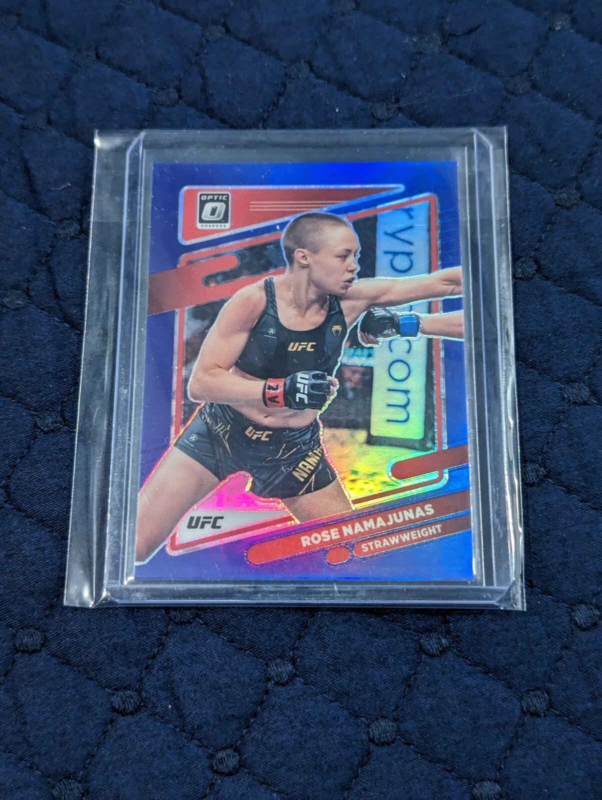 Rose Namajunas 2022 Donruss Optic UFC Purple Prizm #90