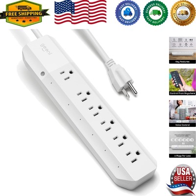 Wi-Fi Smart Surge Protector Power Strip - Control with Alexa & Google Assistant