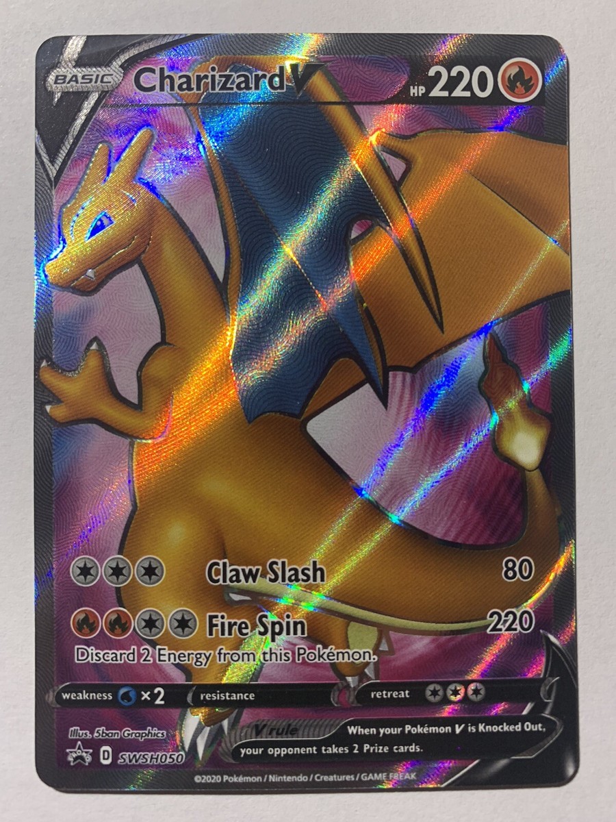 Charizard V Black Star Promo - SWSH050 Sword & Shield