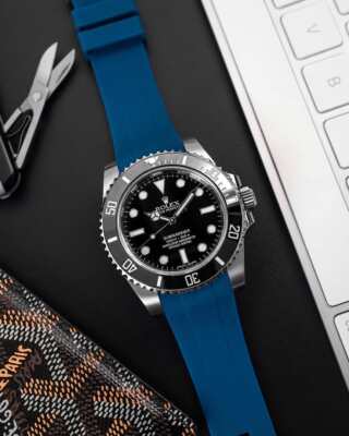 Rolex Submariner No-Date Blue Lume Chromalight 904L Stainless