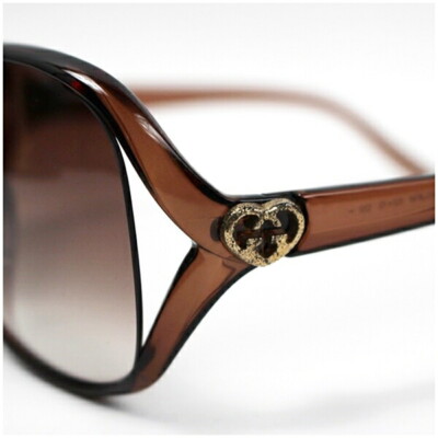 Authentic Gucci Sunglasses Interlocking G Heart GG3525/K/S