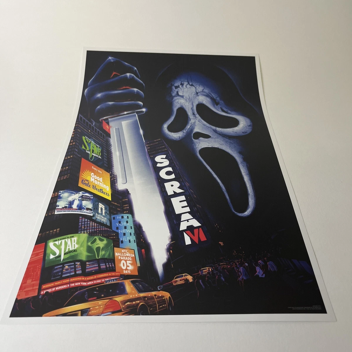 2023 Horror Movie Posters Scream 6 Poster Aesthetic New York 