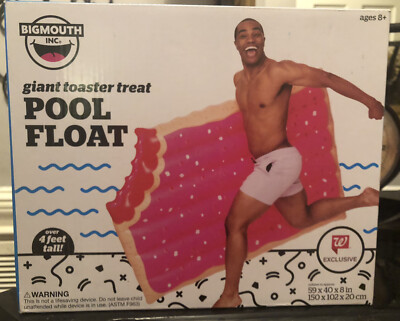 BIGMOUTH Giant Toaster Treat Pool Float - Over 4 feet tall - Ages 8+ NEW in Box