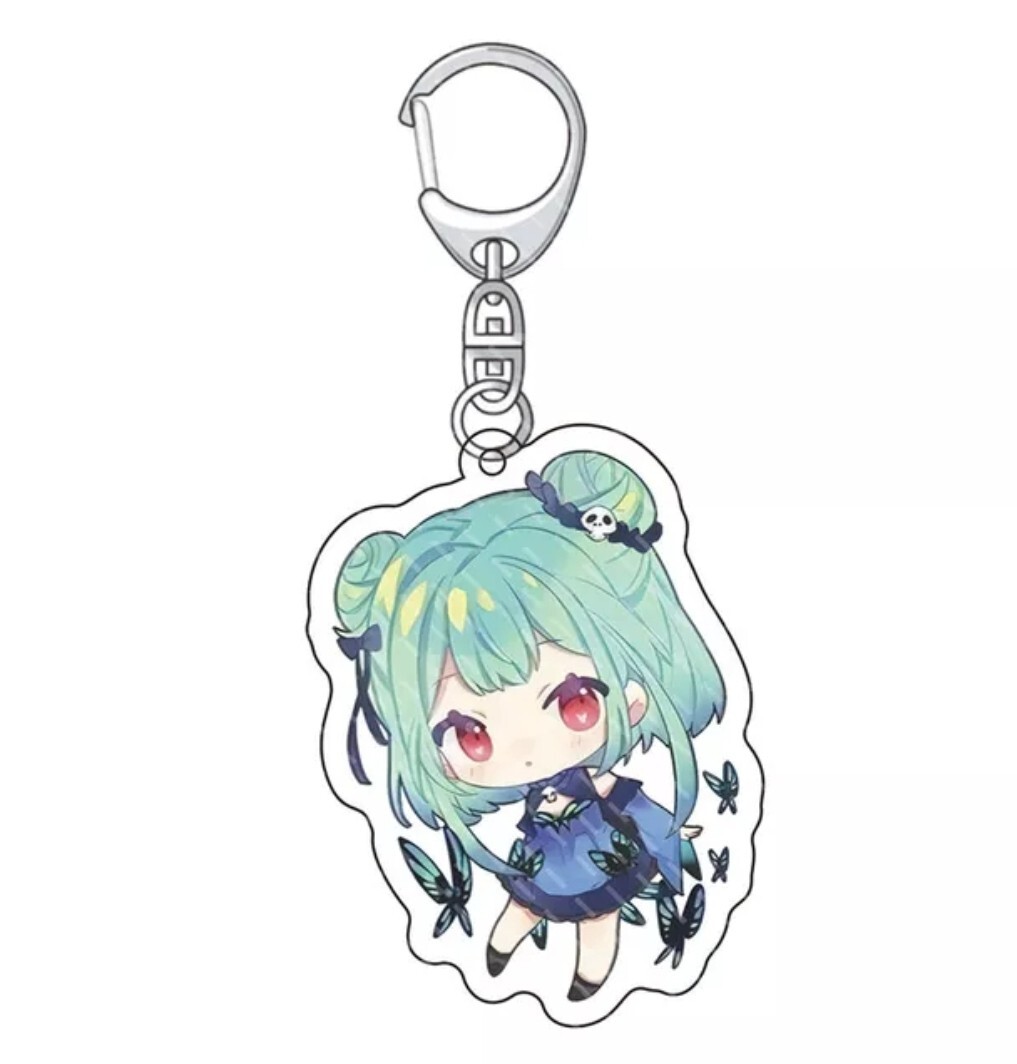 Hololive Vtuber URUHA RUSHIA Acrylic Chibi Charm Bag Backpack