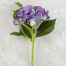Pack of 2 Purple and Blue Artificial Hydrangea 15" Floral Stems