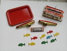 Vintage Tin Toys Lot Kazoo Harmonica more Mid Century