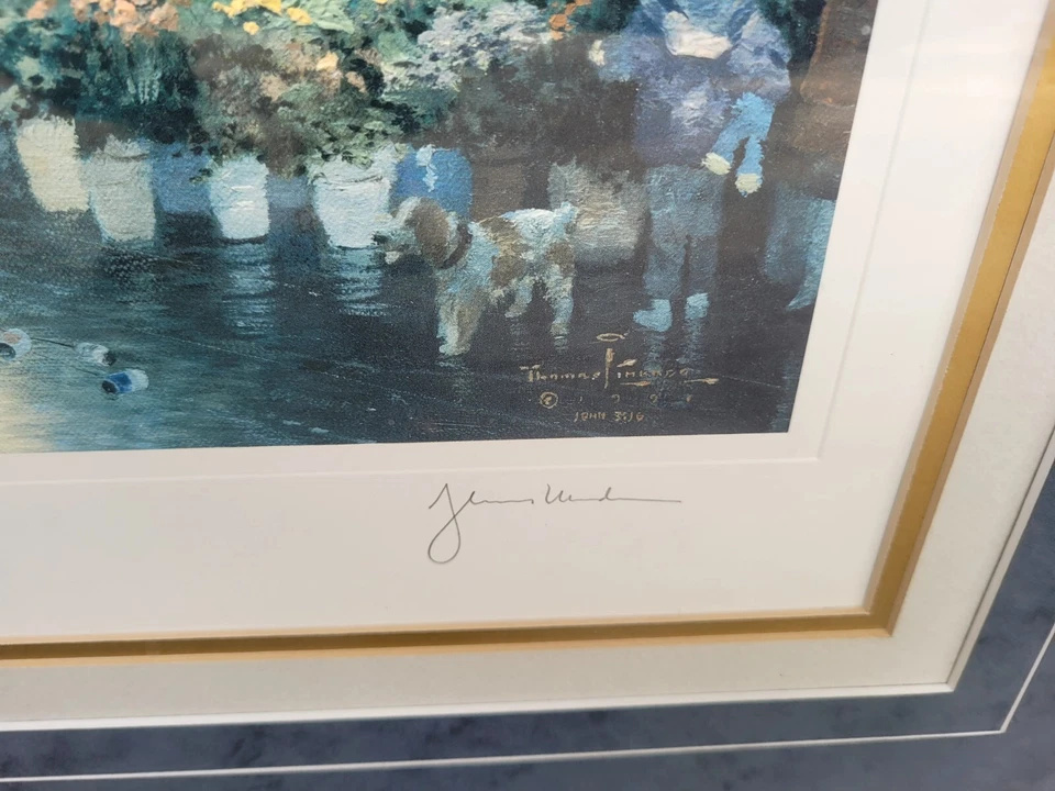 Thomas Kinkade, Carmel Dolores Street & The Tuck Box Tea Room 258/980 S/N LARGE - Изображение 4 из 4