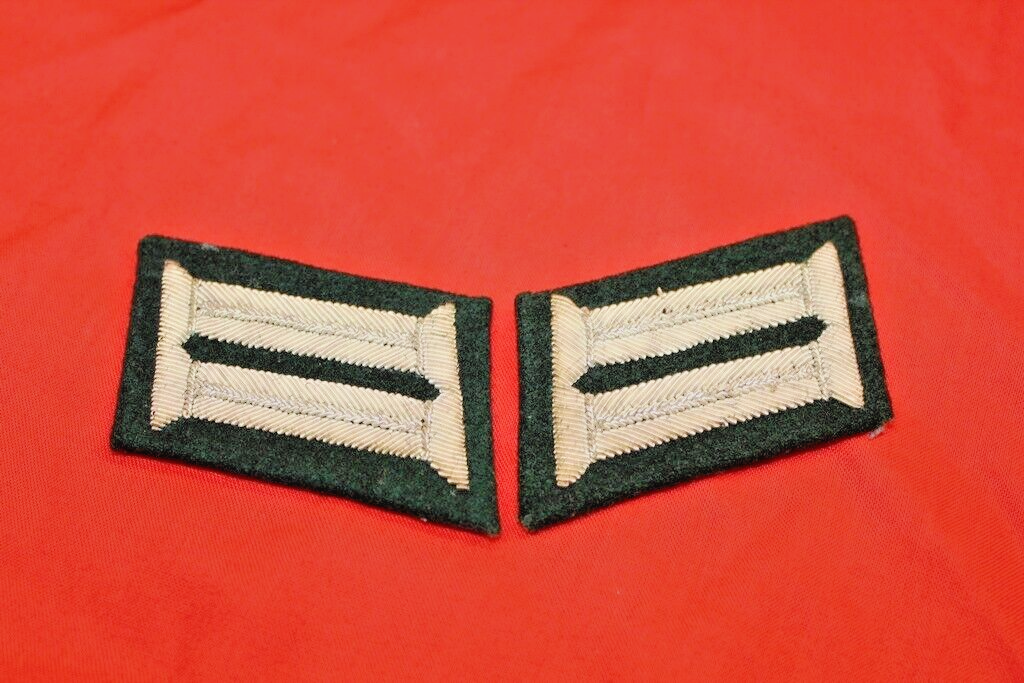 WW2 Original German collar tabs patch set, Wehrmacht  Officer good set
