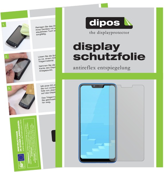 2+2X Schutzfolie FüR Oppo Realme C1 Matt Displayschutzfolie Folie Display Schutz-image