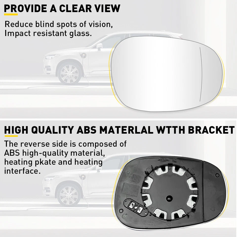 Espejo retrovisor lateral derecho vidrio térmico para BMW E81 E90 E91 E92 325i 328i 335i 2009-2013 Foto 4 de 4