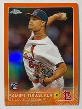 2015 Topps Chrome Samuel Tuivailala Orange Refractor RC 19/25